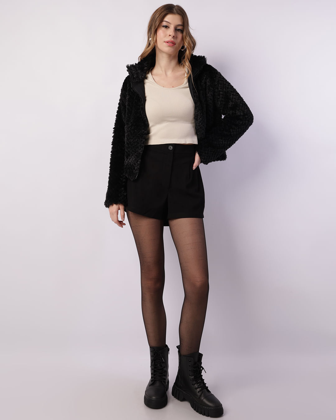 Shorts-Twill-730318-Pto-Ppg---Preto