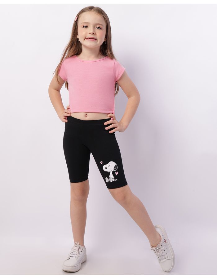 Bermuda-Ciclista-Ch42279v-Snoopy-F-410---Preto