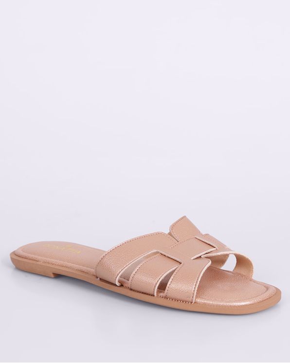 Sandália Rasteirinha Feminina Zaxy Birken Preta