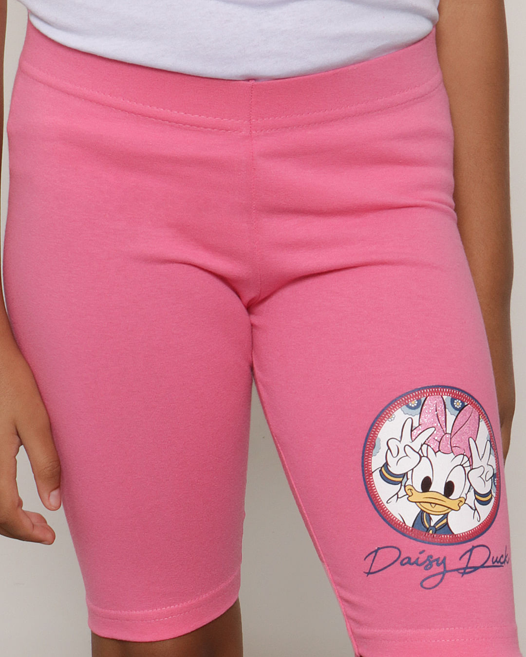 Bermuda Infantil Ciclista Margarida Disney Rosa-1751468837798