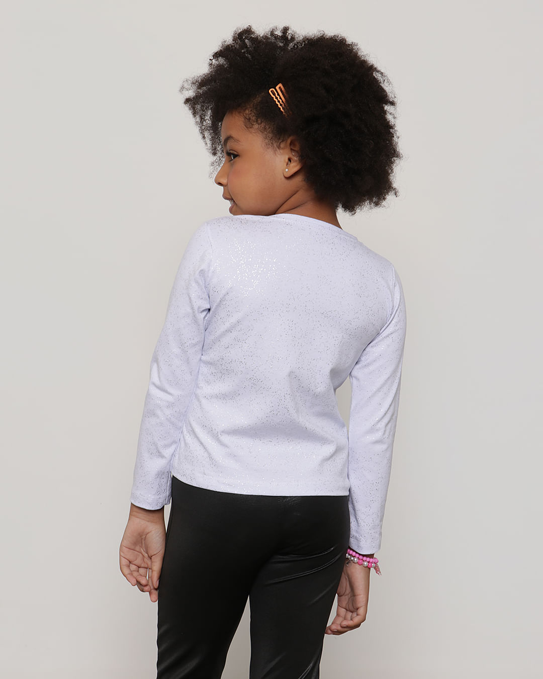 Blusa Infantil Manga Longa Bordado Vazado Branca-1751469151574