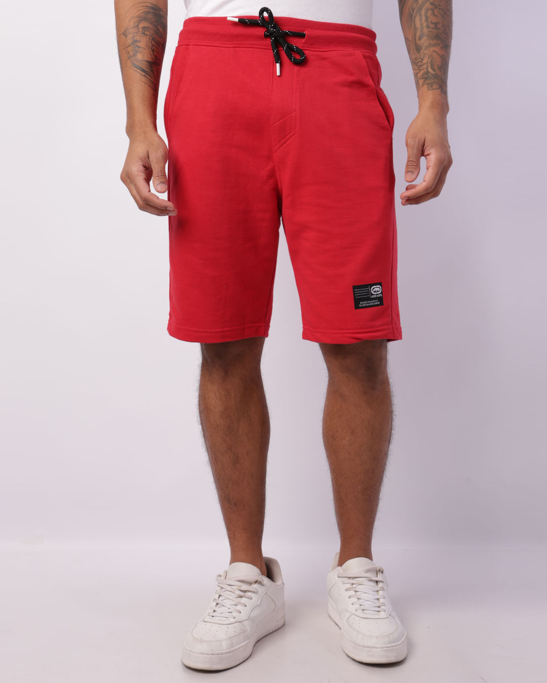 Bermuda-Moletom-Ekco-U985a-Vermelha-Pgg---Vermelho