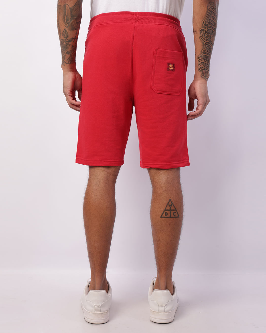 Bermuda-Moletom-Ekco-U985a-Vermelha-Pgg---Vermelho