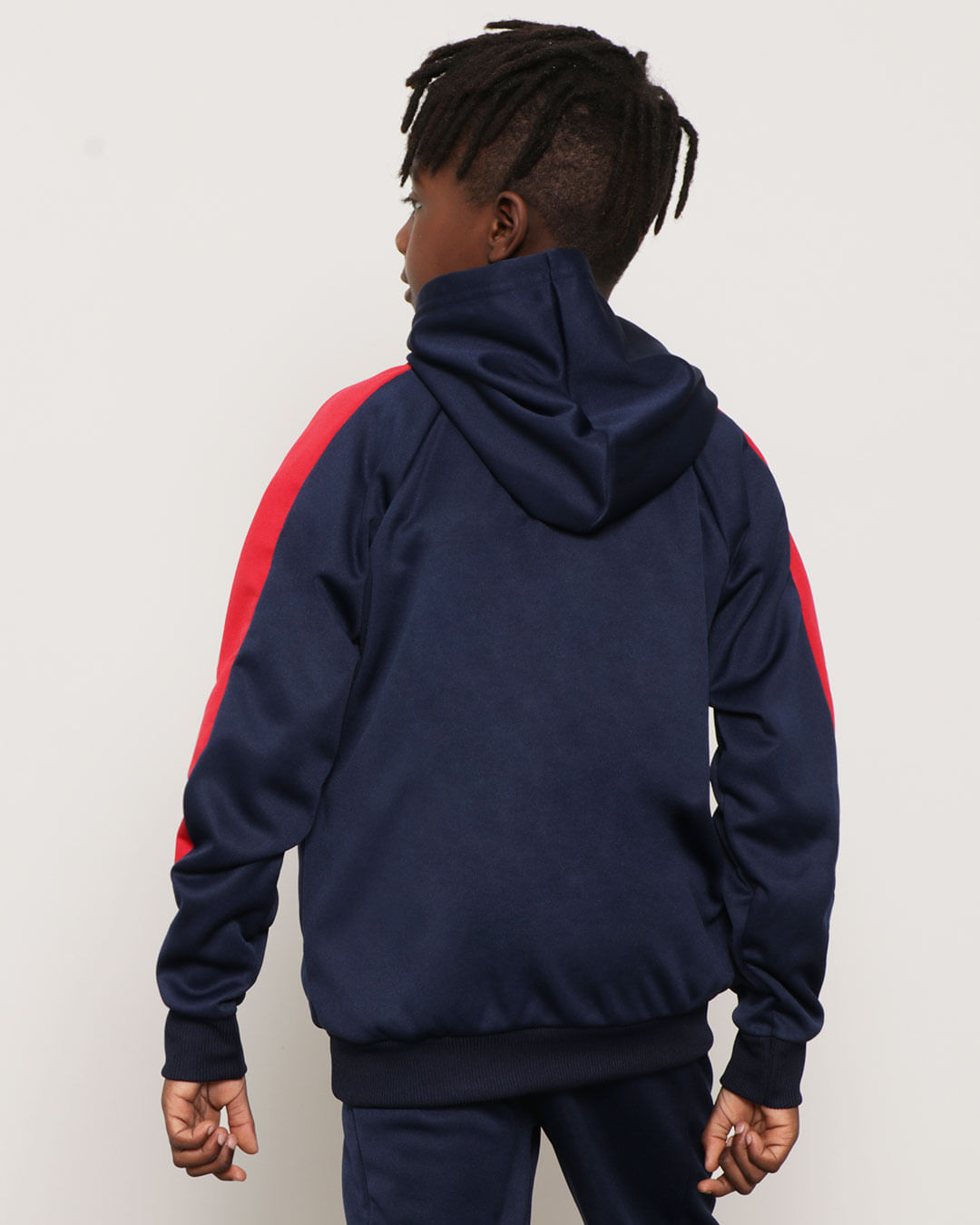 Blusão Infantil Helanca Com Capuz Looney Tunes Azul-1751656588038