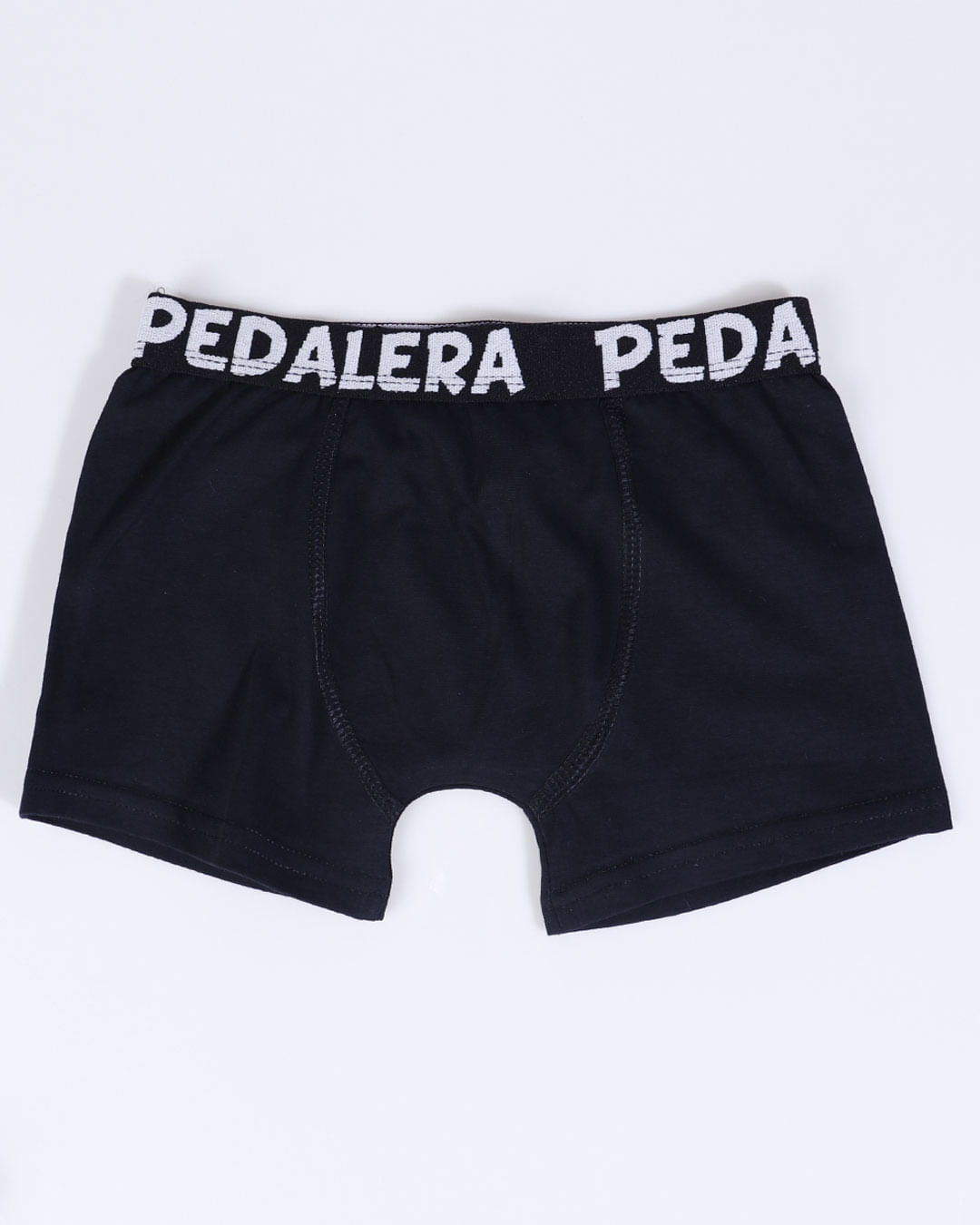 Cueca Infantil Boxer de Algodão Com Elástico Preta-1751657034937
