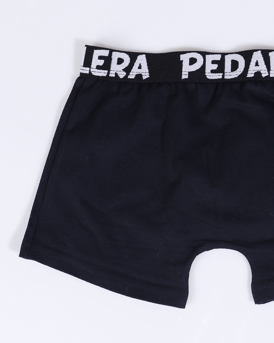 Cueca Infantil Boxer de Algodão Com Elástico Preta-1751657045896