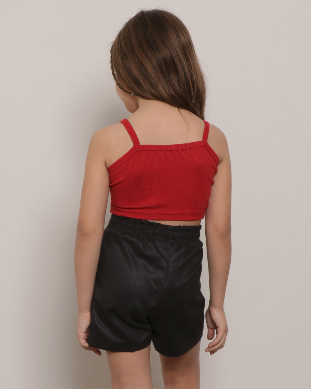 Regata Infantil Cropped Canelada Vermelha-1751921180240