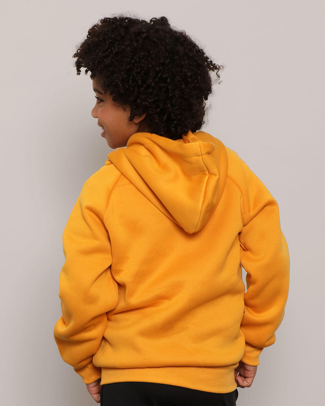 Jaqueta Moletom Infantil Com Capuz Play Mostarda-1751924620186
