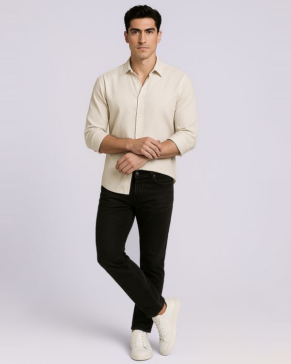 Calça Jeans Masculina Slim Preta 36