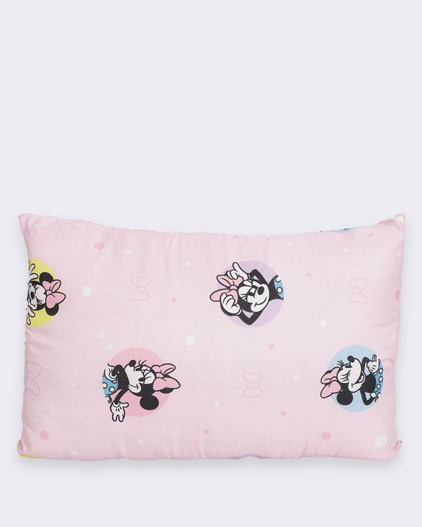 Travesseiro Infantil Disney 45cm x 65cm Estampa Minnie Rosa UN