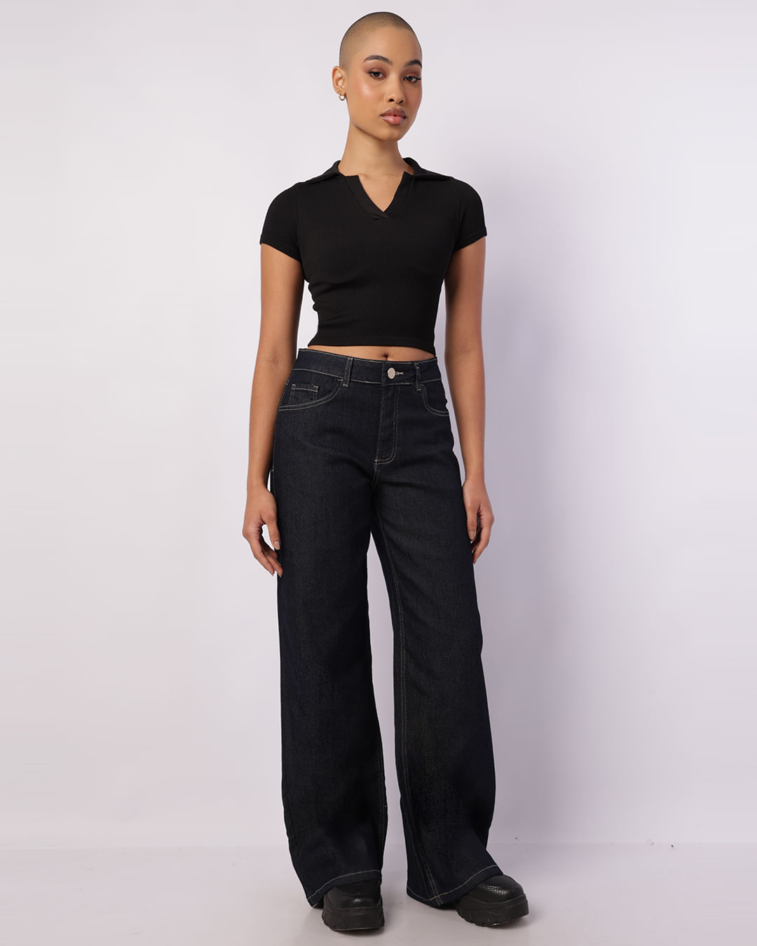Blusa-Mc-Seamltopju-390-Ess-Polo-Pg---Preto