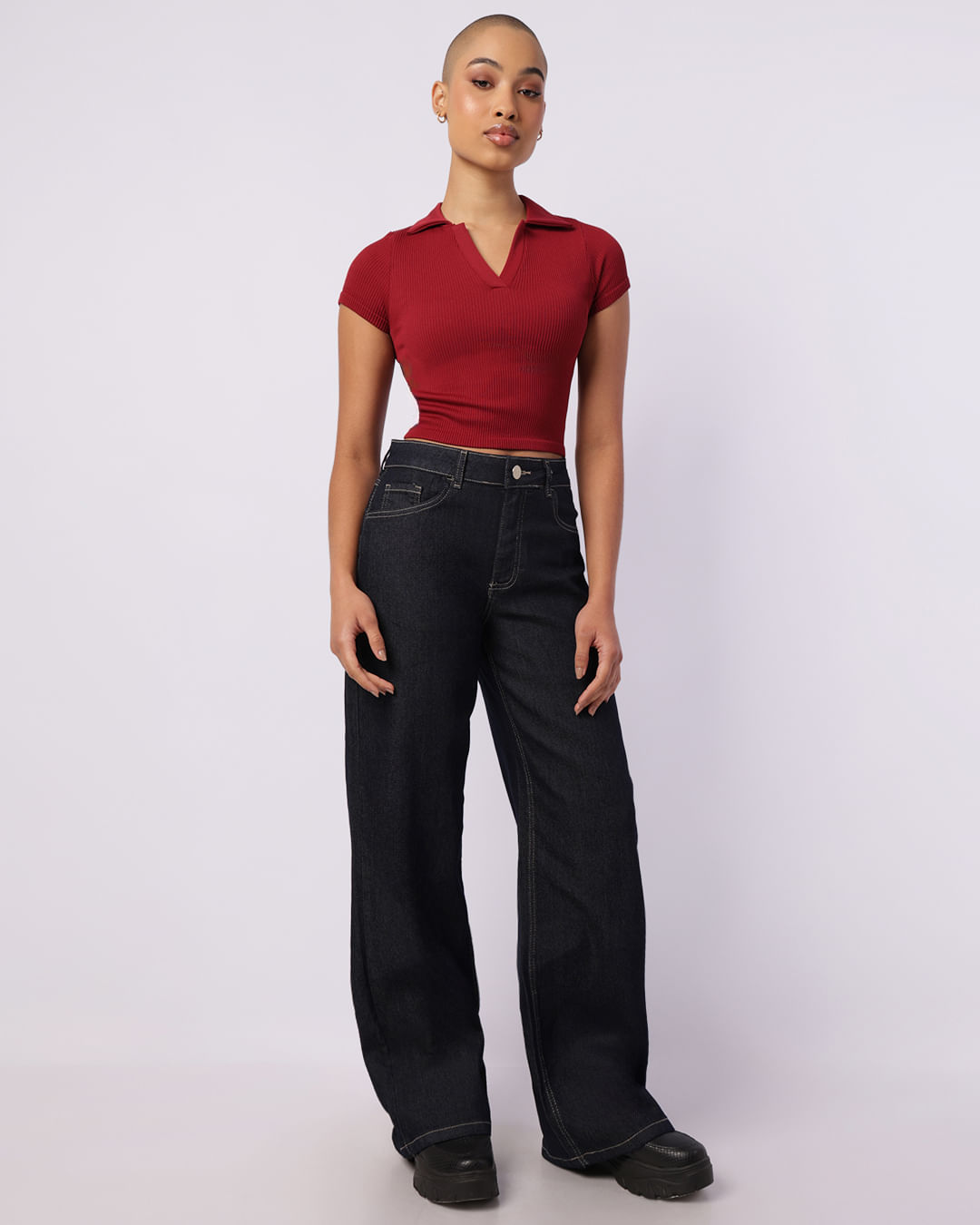 Blusa-Mc-Seamltopju-390-Ess-Polo-Pg---Vermelho