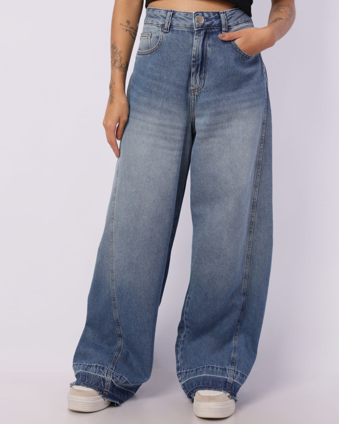 Calca-Jeans-Wide--Recorte-Lateral-Azm---Jeans-Blue