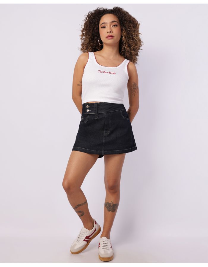 Shorts-Saia-Jeans-Cos-Largo-Aze-Raw---Jeans-Blue