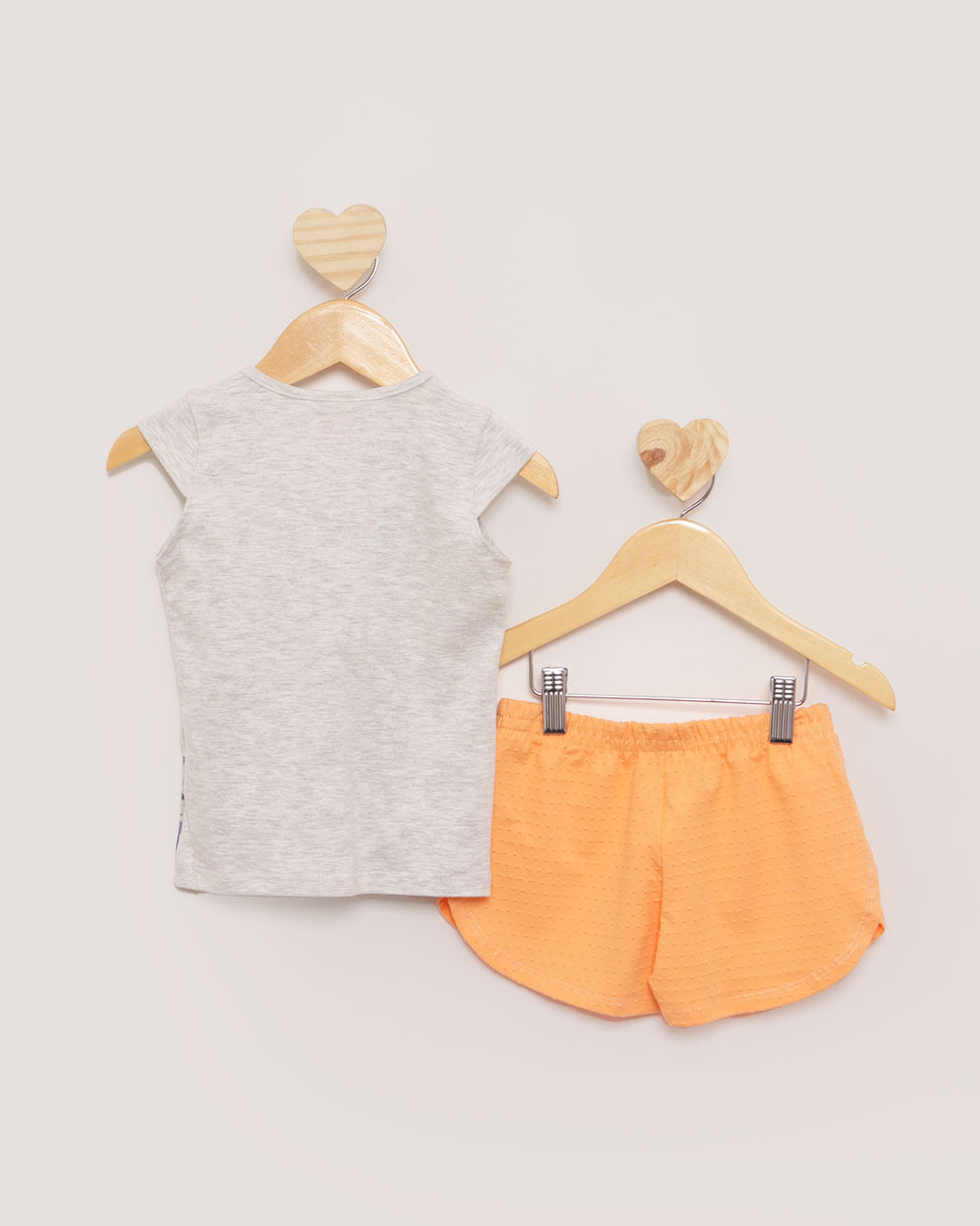 Conjunto Bebê Manga Curta Kamylus Cinza-1753130594591