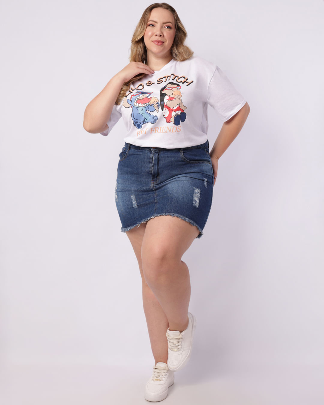 Tshirt-Mc-110086t-Lilo--Stitch---Branco