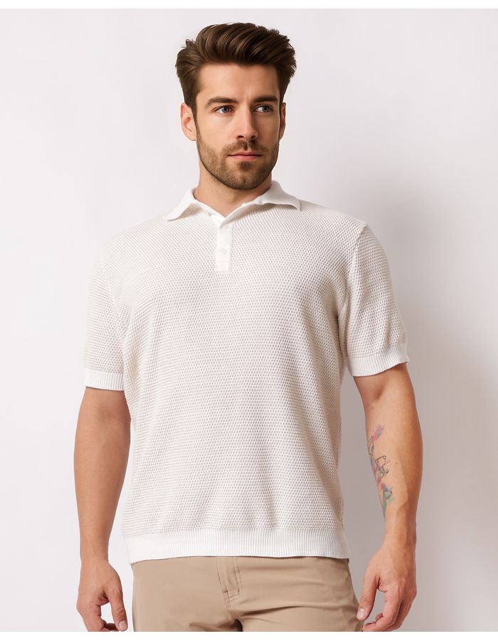 Camisa-Polo-Masculina-Trico-Jacquard-Off-White