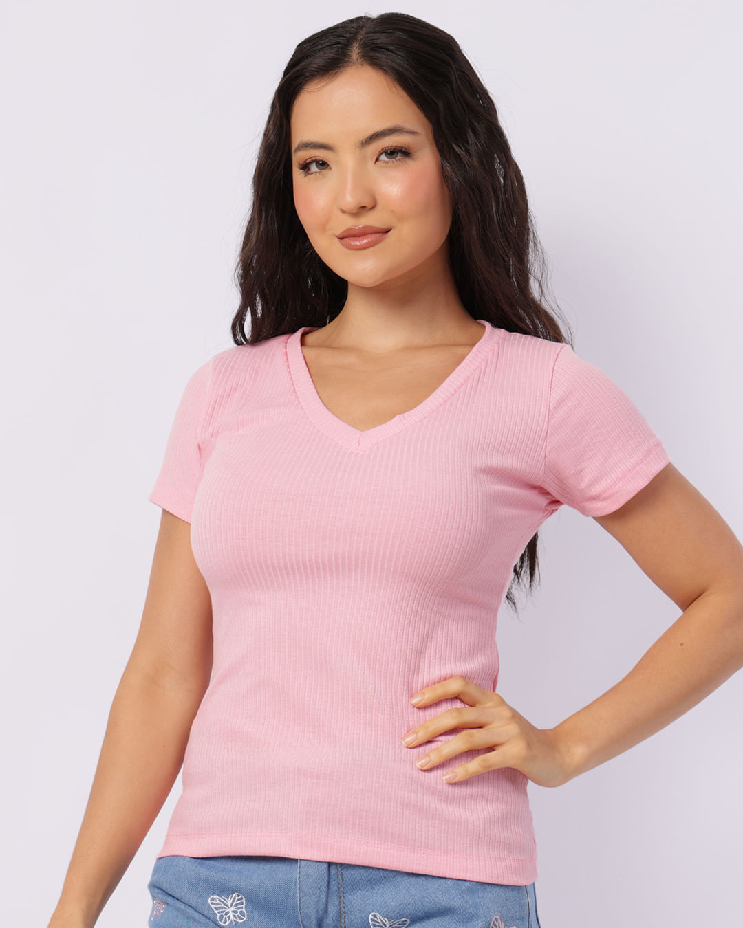 Blusa-3485-Gola-V-Canelada-Rosa-Claro---Rosa