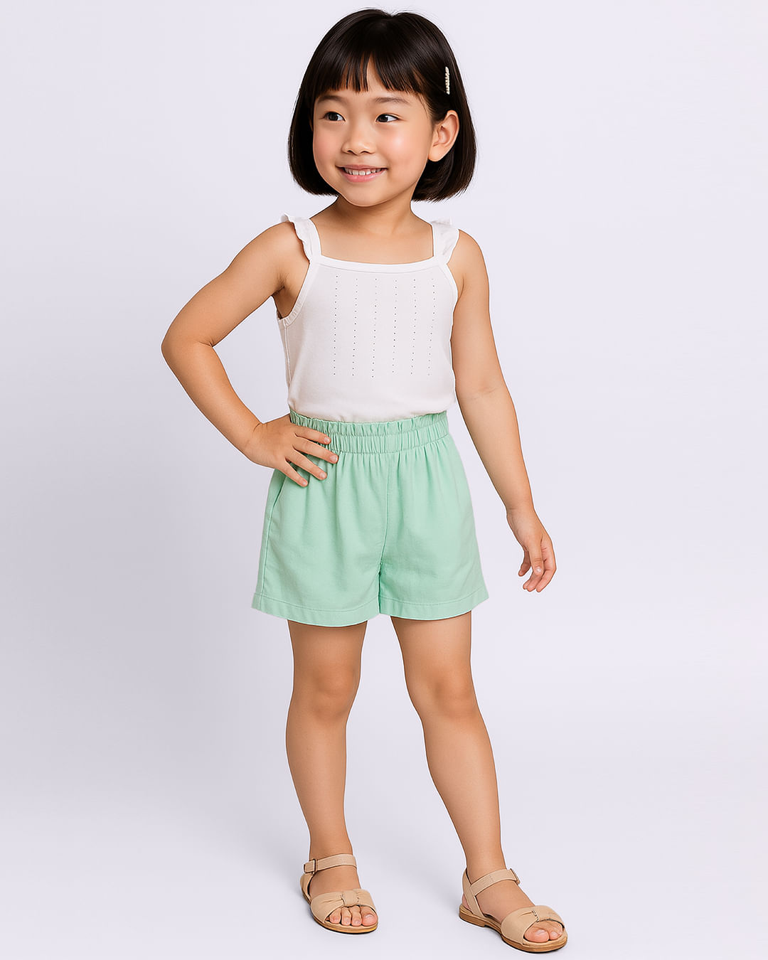 Shorts-440426-Viscose-Verde-F48---Verde
