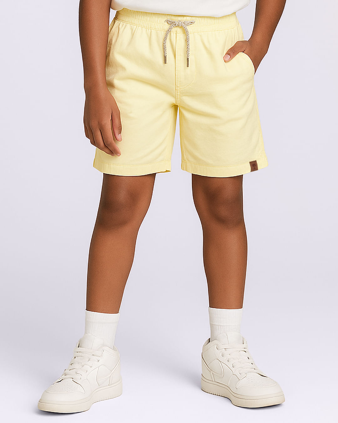 Bermuda-Sarja-Elast-Cos-Amarlo-M-1016---Amarelo