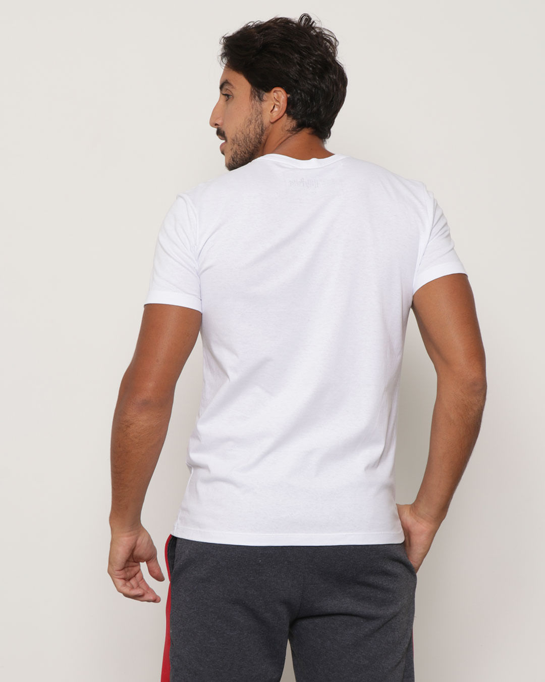 Blusa Masculina Manga Curta Estampada Harry Potter Branca-1753891839892
