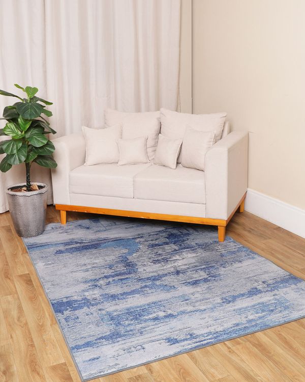 Tapete Crystal Velvet Camesa 140cm x 200cm Estampado Cinza UN