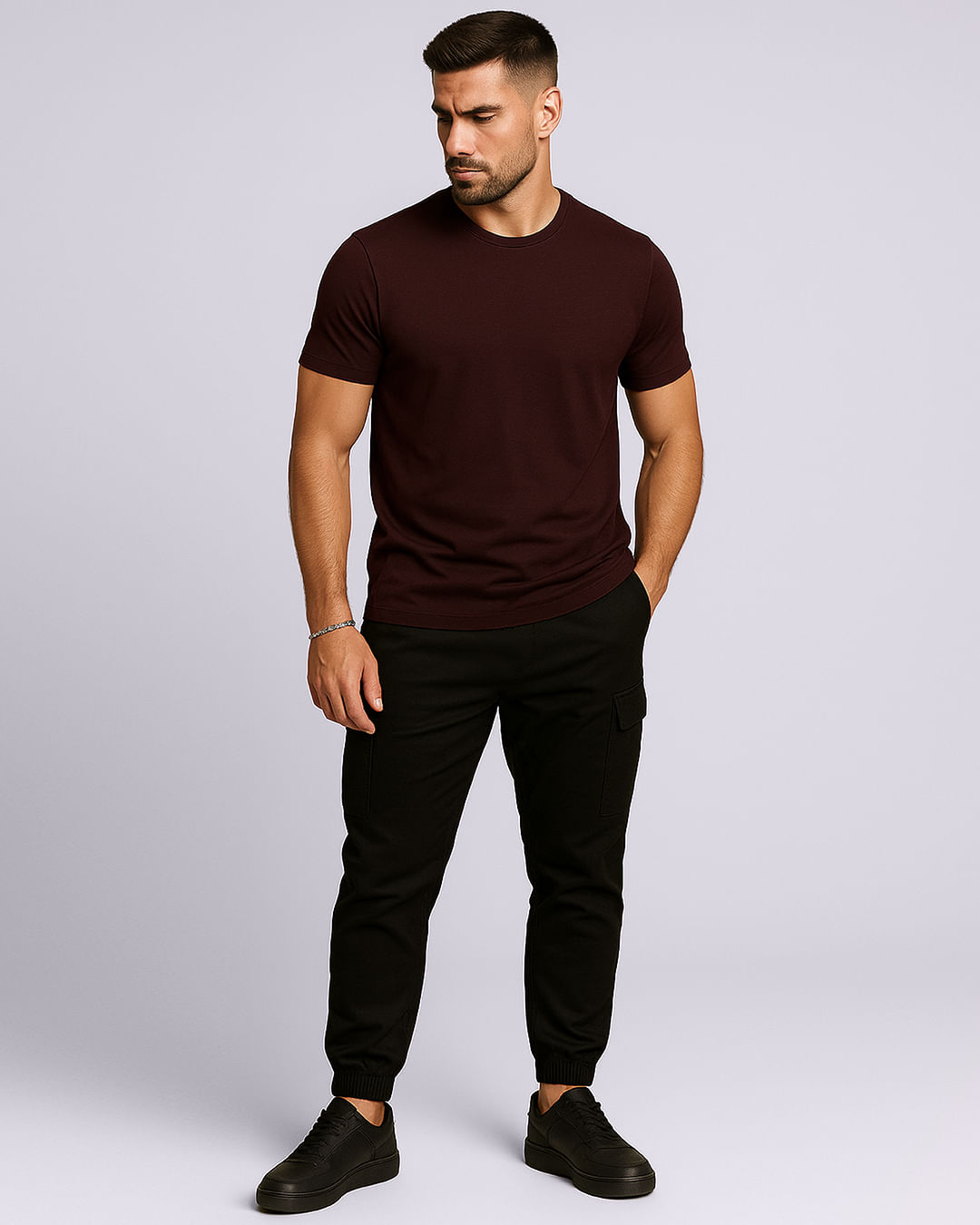 Tshirt-Pima-Cotton-Marrom---Marrom
