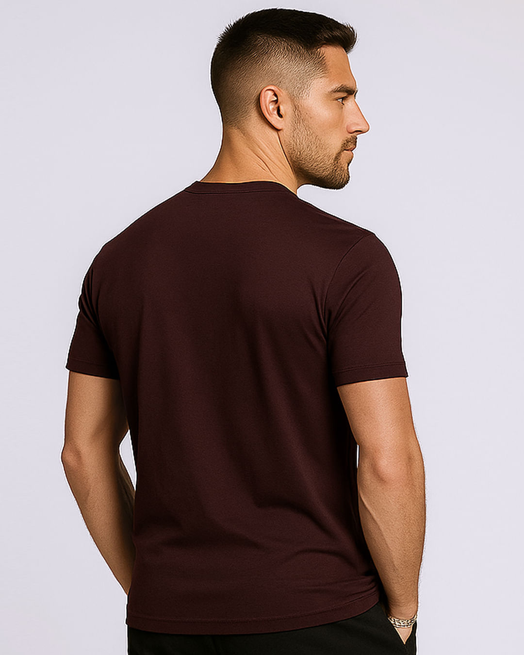 Tshirt-Pima-Cotton-Marrom---Marrom