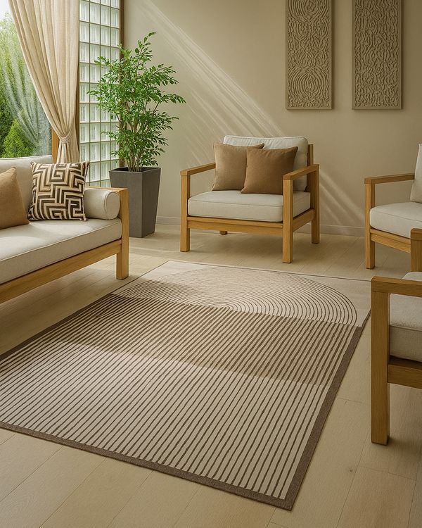 Tapete Crystal Velvet Camesa 140cm x 200cm Estampado Off White UN