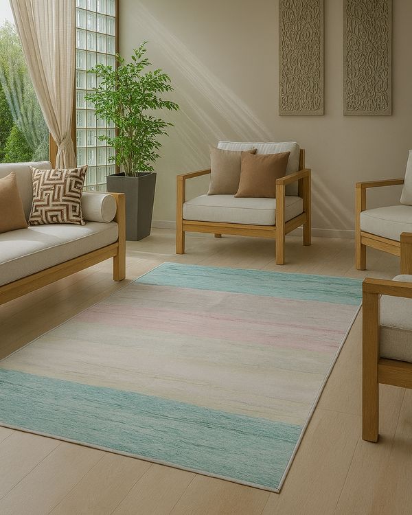 Tapete Crystal Velvet Camesa 140cm x 200cm Estampado Verde UN