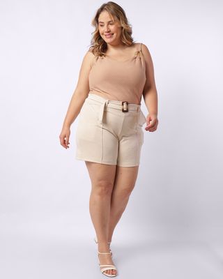 Shorts-4629-Faixa-Cinto-Crepe---Bege