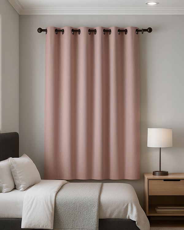 Cortina Bella Janela Blackout 260cm x 170cm Marrom UN