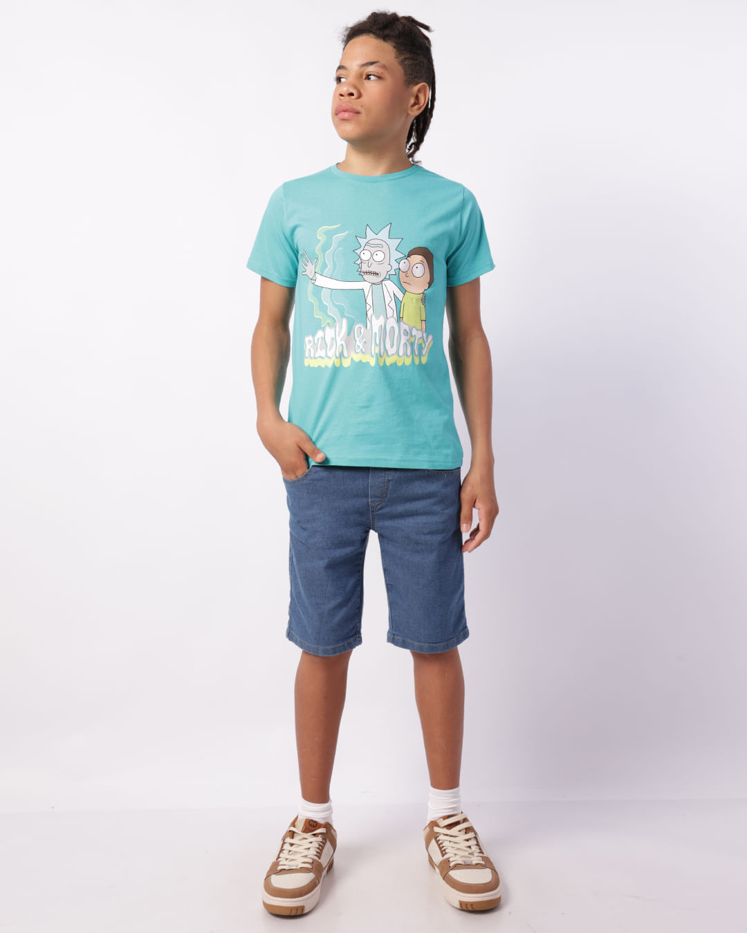Camiseta-Ch35342-Mc-M-1016-Rick--Mort---Verde