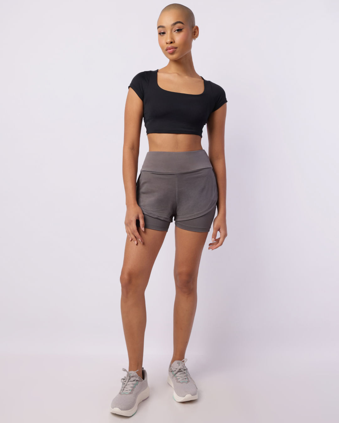 Shorts-Ciclista---Cinza