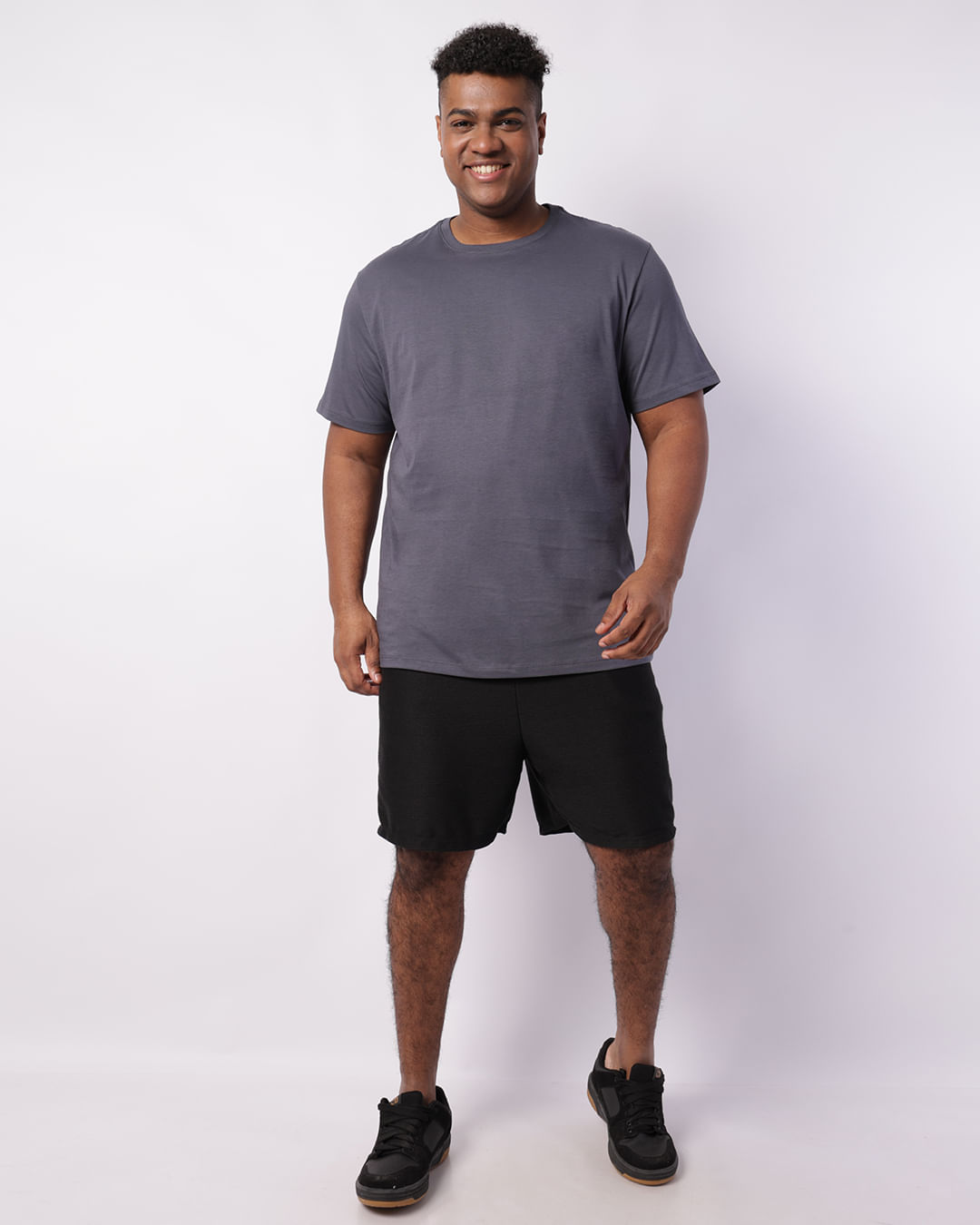 Camiseta-Lisa-301-Penteado-Cinza-G1g5---Cinza