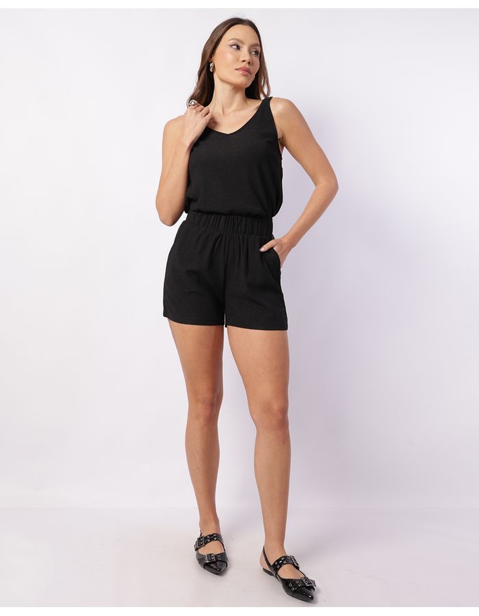Shorts-M-Crinkle-9869-Pgg---Preto