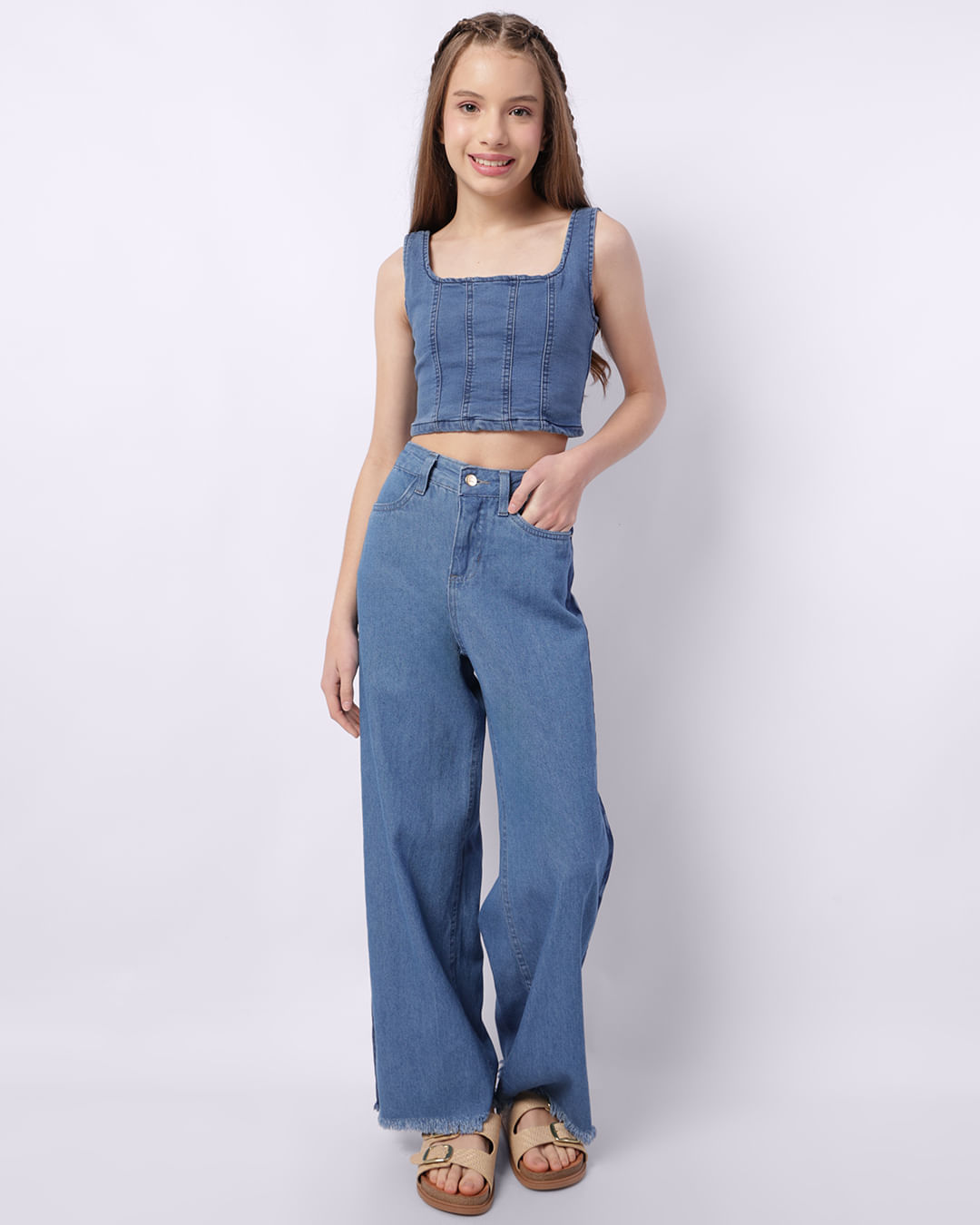 Top-6181-Recort-Lm-F-1016---Jeans-Blue