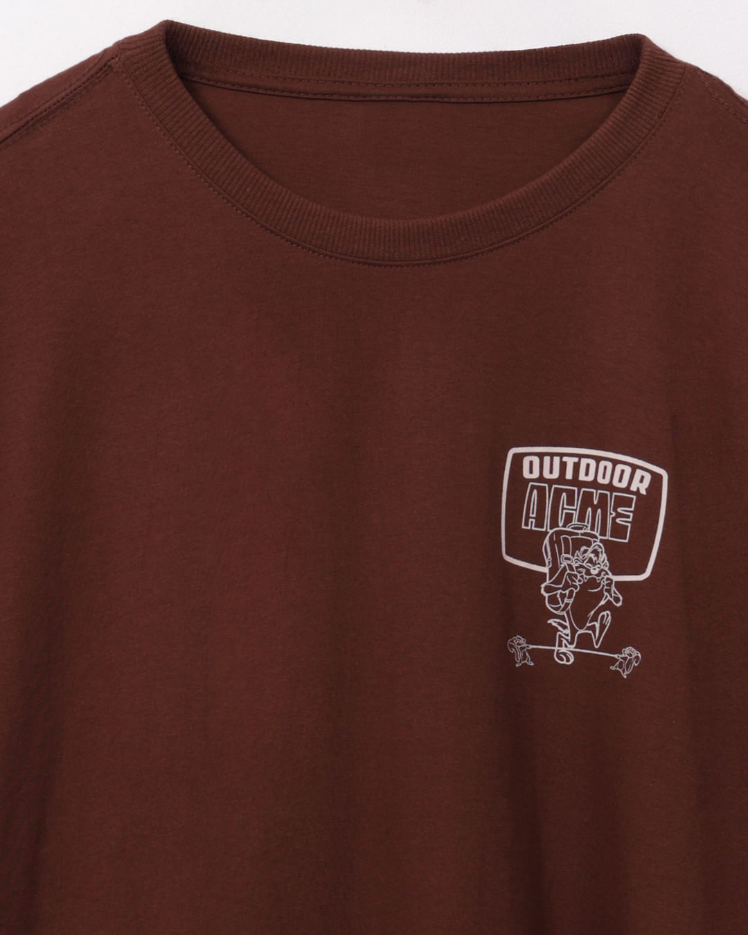 Camiseta-E4502-Looney-Taz-Marr-Plus---Marrom