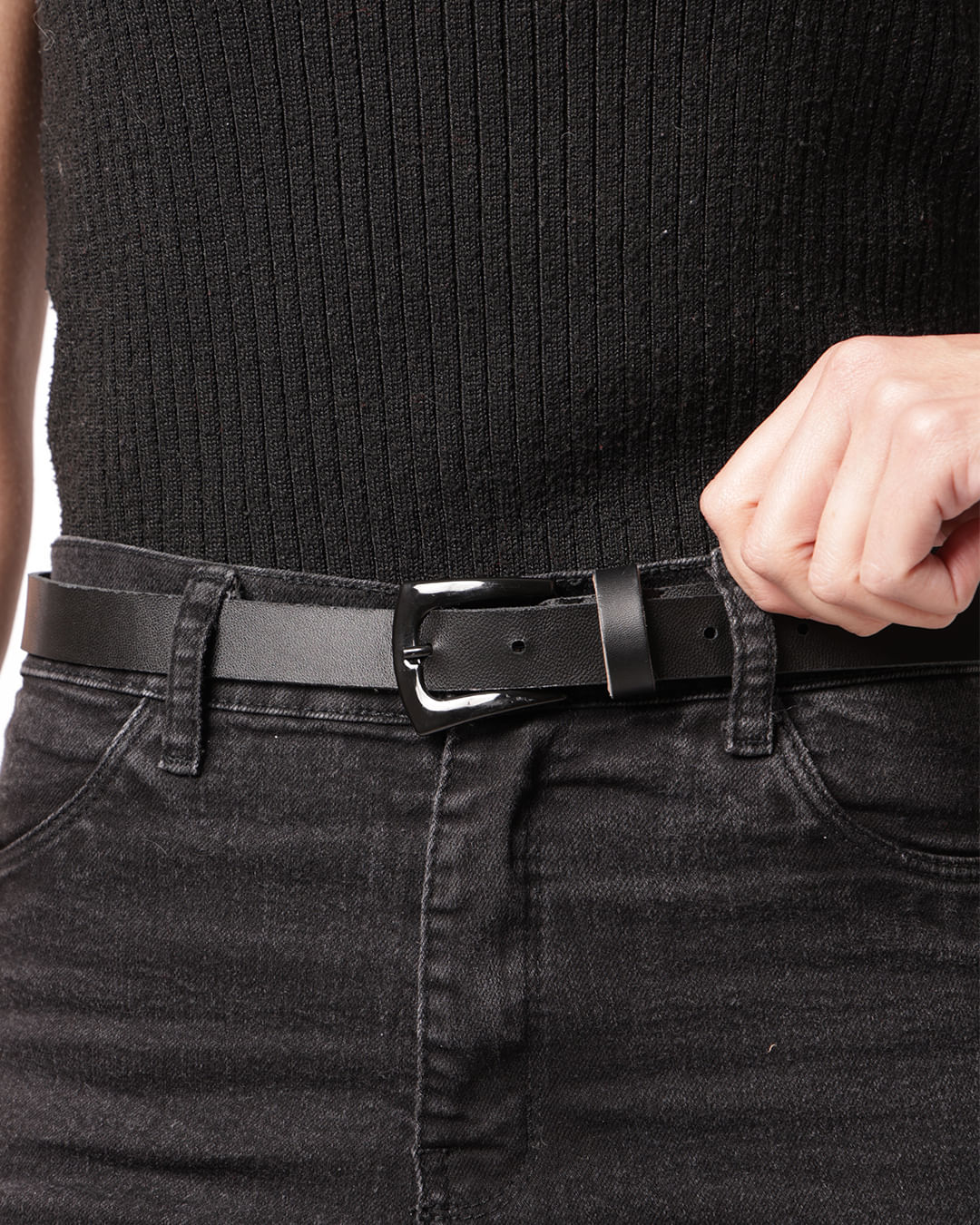 Cinto-Com-Fivela-Verniz---Preto