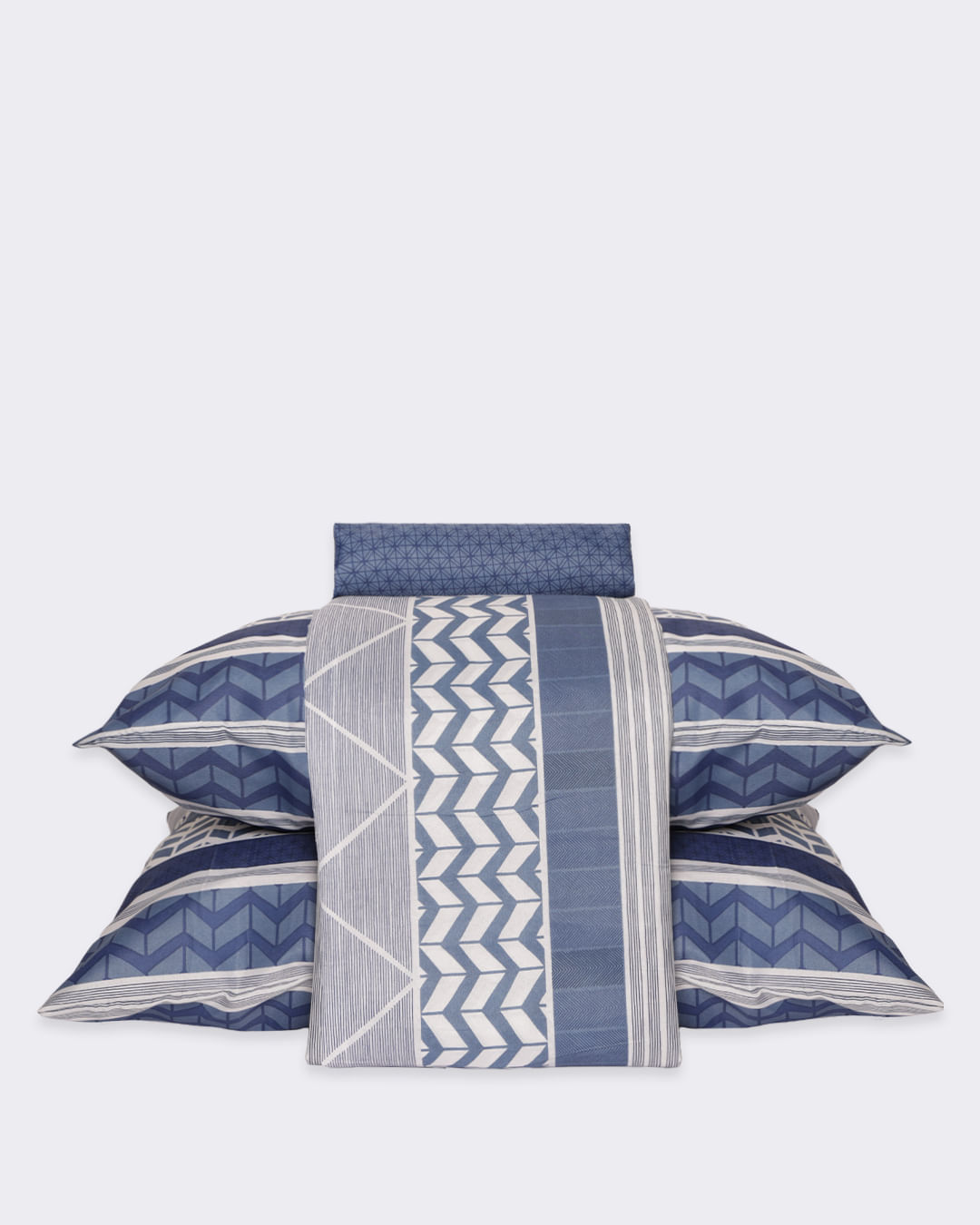 Jogo-De-Cama-Casal-Capri-Sor-4-Pc---Marinho-Geometrico