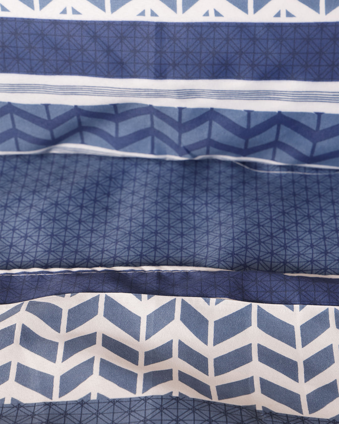 Jogo-De-Cama-Casal-Capri-Sor-4-Pc---Marinho-Geometrico
