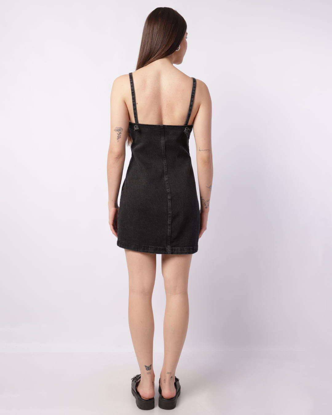 Vestido-Srj-Botoes-Frente-Blk-40330---Jeans-Black