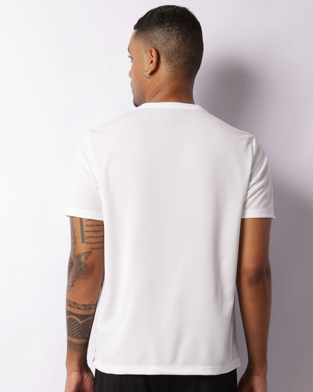 Camiseta Esportiva Masculina Laise Degradê Manga Curta Branca -1755876681079