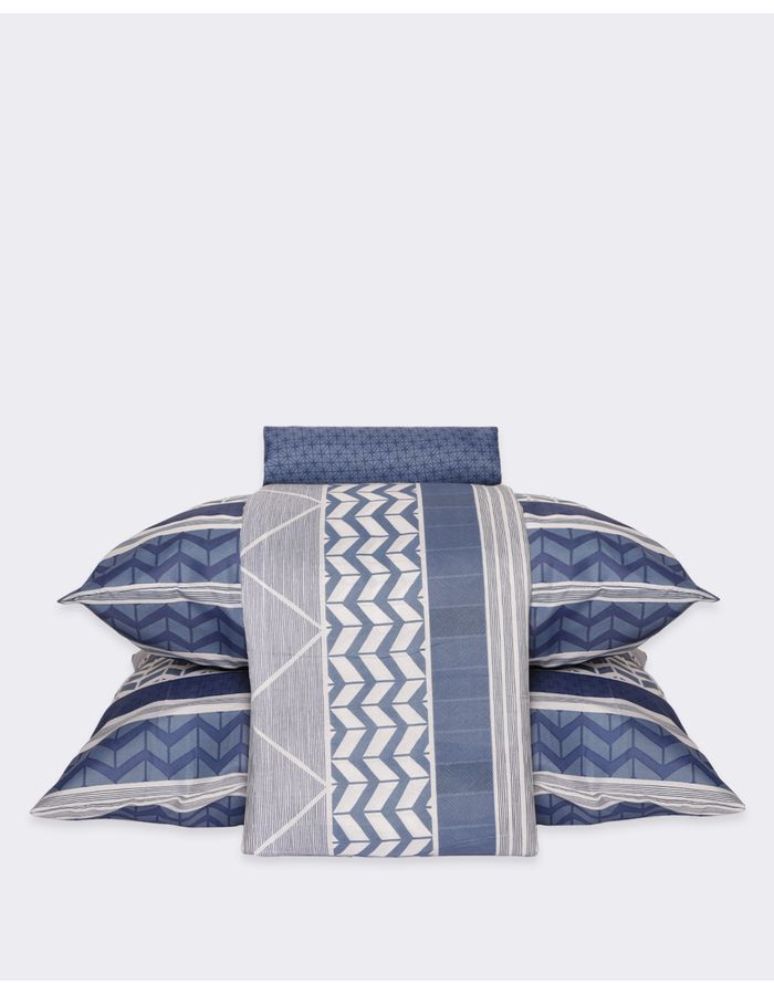 Jogo-De-Cama-Queen-Caprice---4-Pecas---Marinho