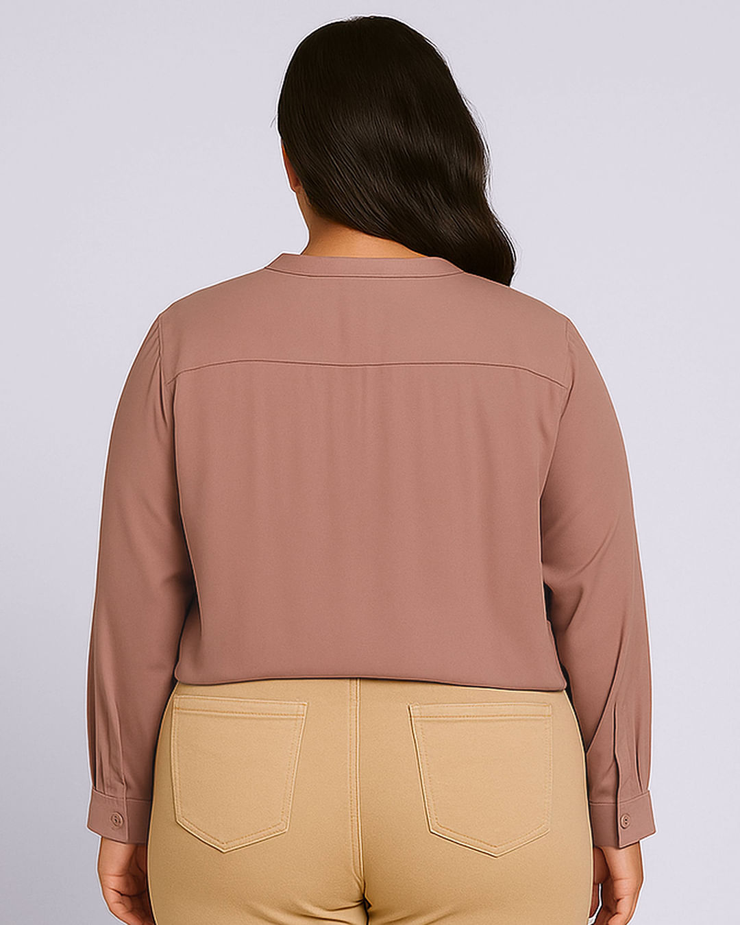 Camisa-Ml-Lisaest-Viscose---Bege