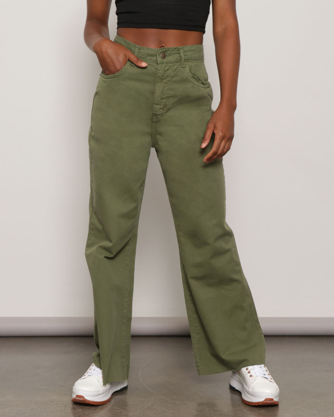 Calca-58881-Sarja-Fem-Ad---Verde-Medio