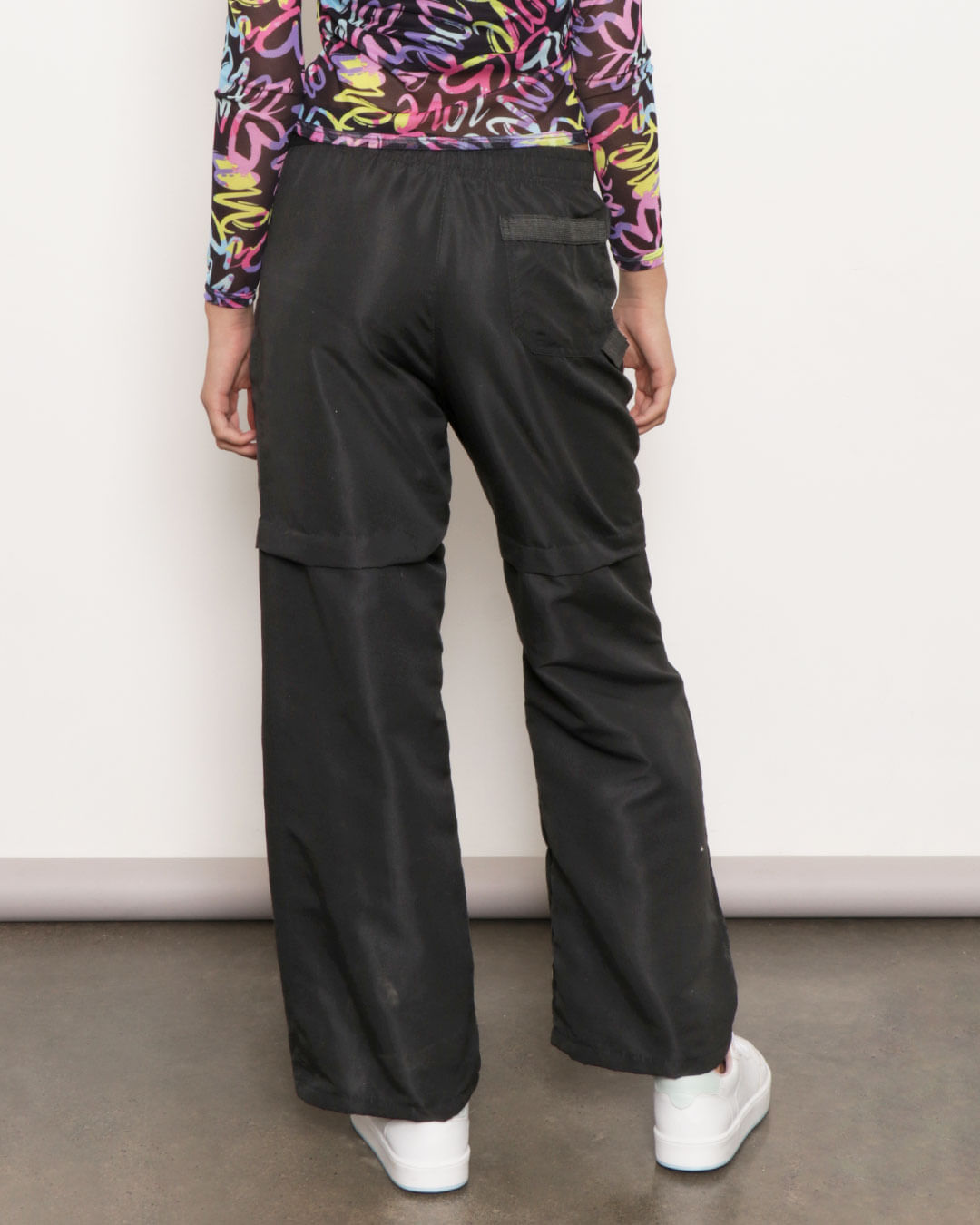 Calca-2121223-Nylon-F-10-16---Preto
