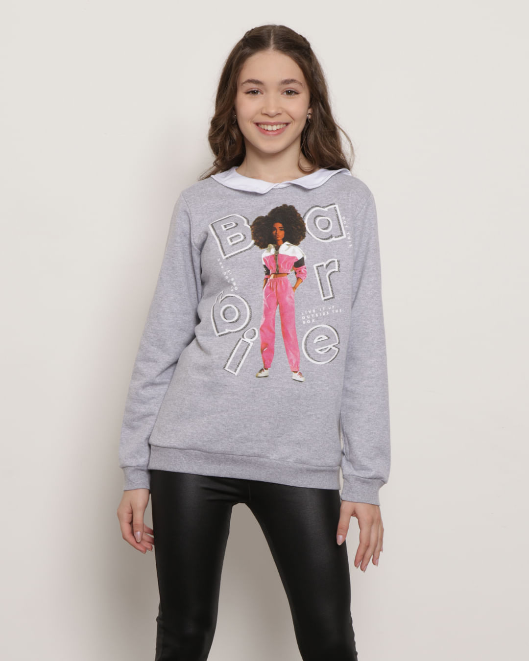 Blusa-Mtlt109-Mol-Fc-Barbie-F1016---Mescla-Medio