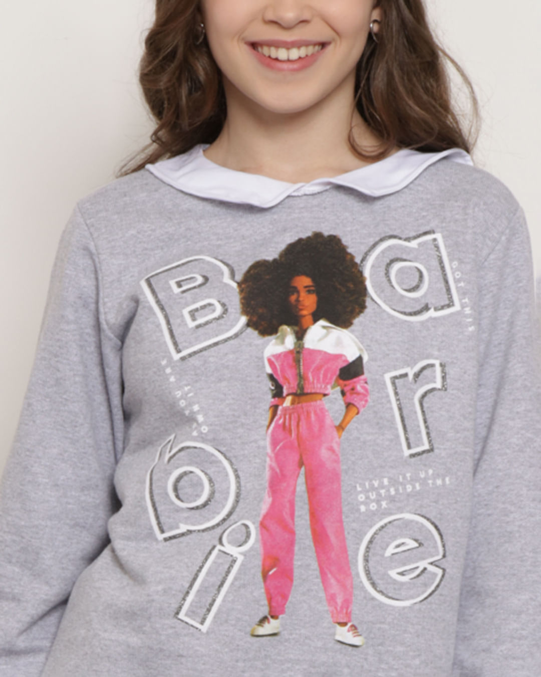 Blusa-Mtlt109-Mol-Fc-Barbie-F1016---Mescla-Medio