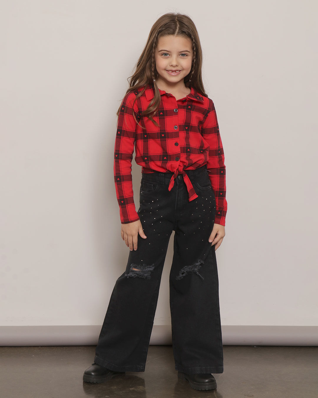 Camisa-Ref74683-Xadrez-Ml-F-410---Vermelho-Xadrez